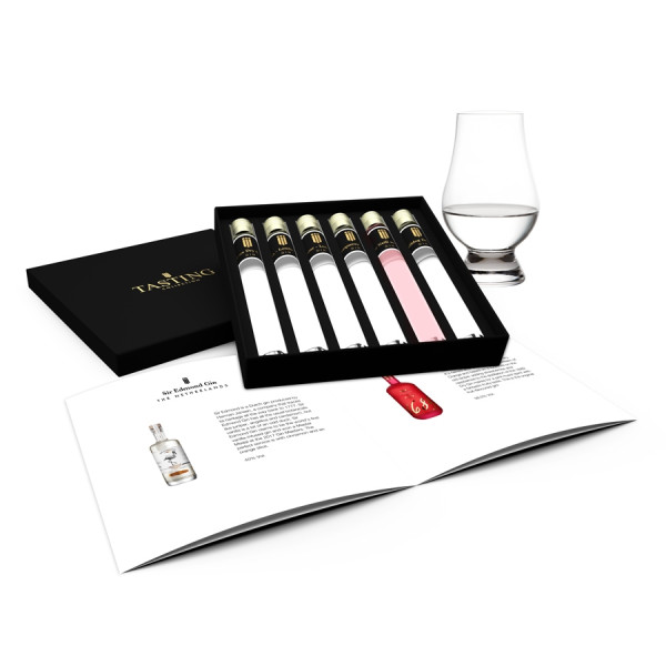 Gin Tasting 6 Tubes in gift box with Booklet
