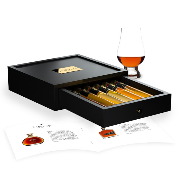 Rum Tasting 6 Tubes in wooden gift box