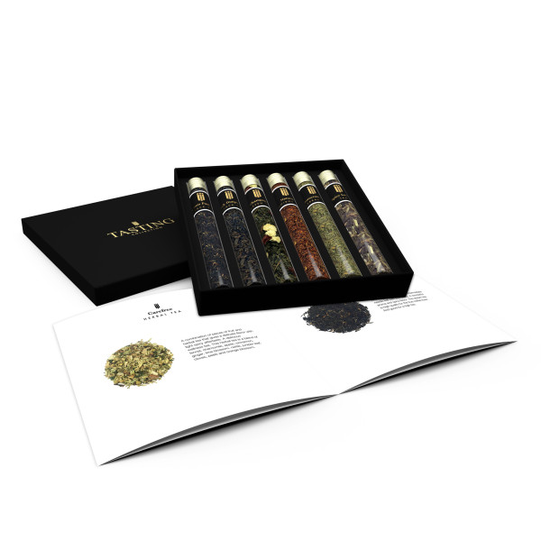 Tea Tasting 6 Tubes in gift box with booklet