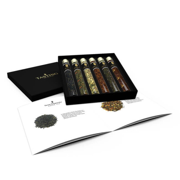 Tea Tasting 6 Tubes in gift box with booklet