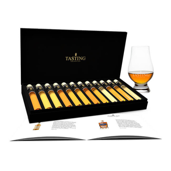 Whisky Tasting Collection Proeverij 12 Tubes in Luxe Cadeau Doos met Boekje