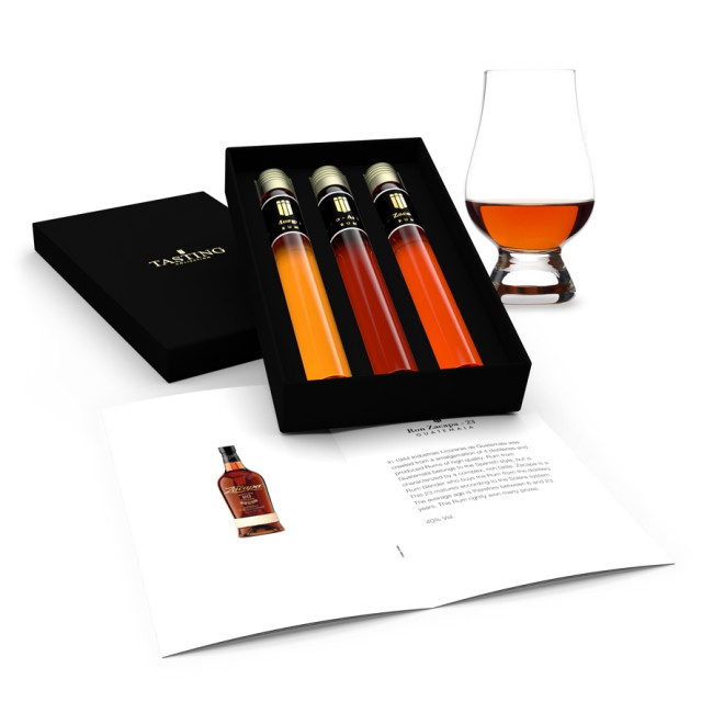 Rum Gift? Luxury Rum Tasting set present 3 Rums in gift box