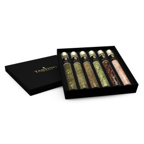 Herbs & Spices Tasting 6 Tubes in gift box