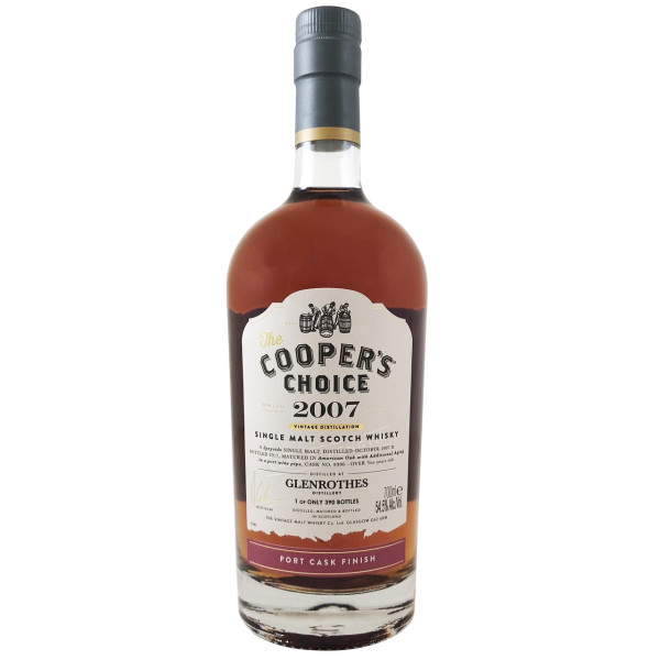 Cooper's Choice - Glenrothes, 10Y - 2007 Port Finish