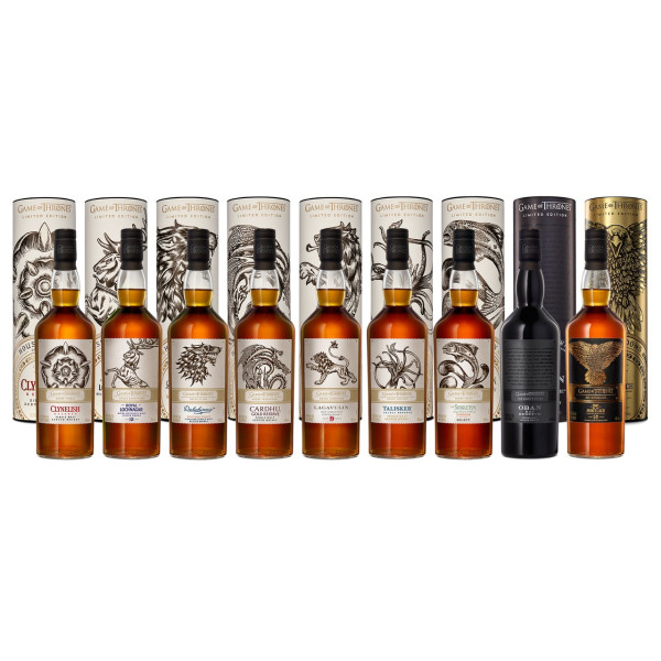 Game Of Thrones Single Malt Whisky The Complete Collection