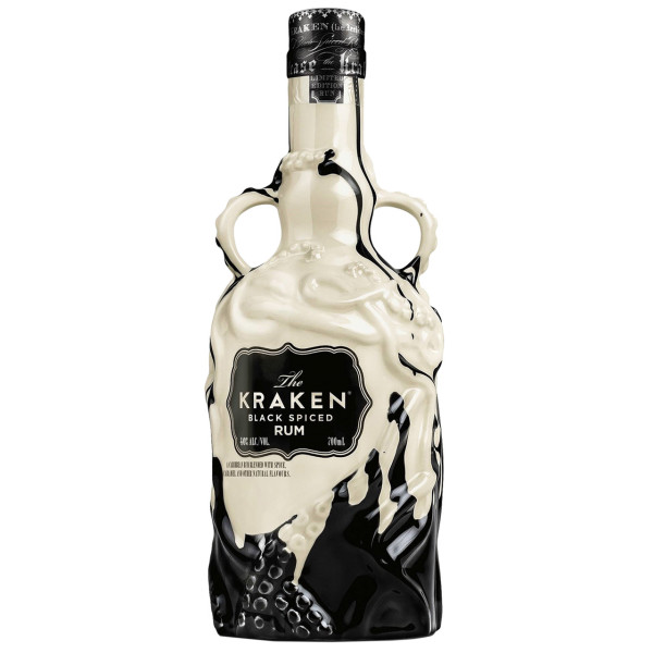 Kraken - Black Spiced Rum in White Ceramic Bottle