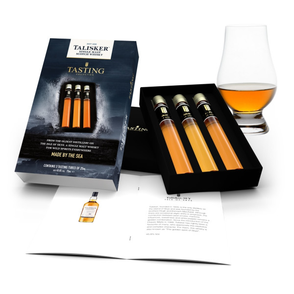 Talisker Proeverij 3 tubes in Luxe Cadeau Doos