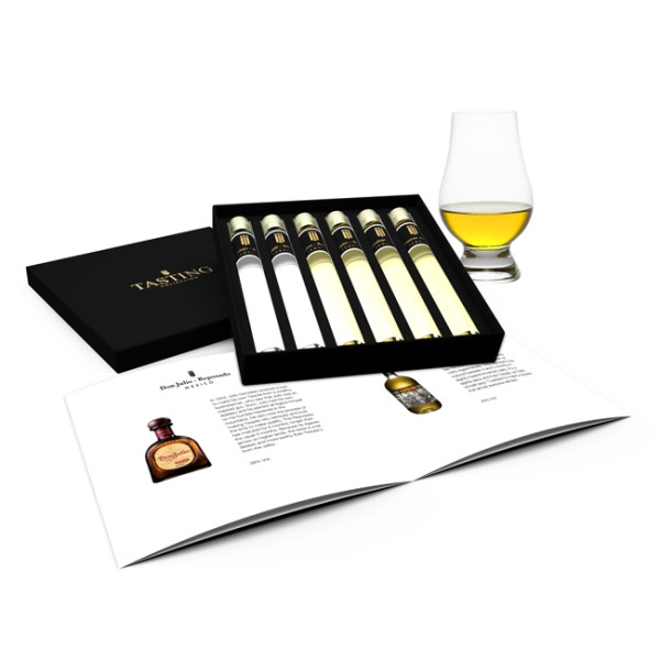 Tequila Proeverij 6 tubes in Luxe Cadeau Doos met boekje