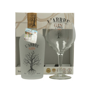 L'Arbre Gin geschenk met Glas