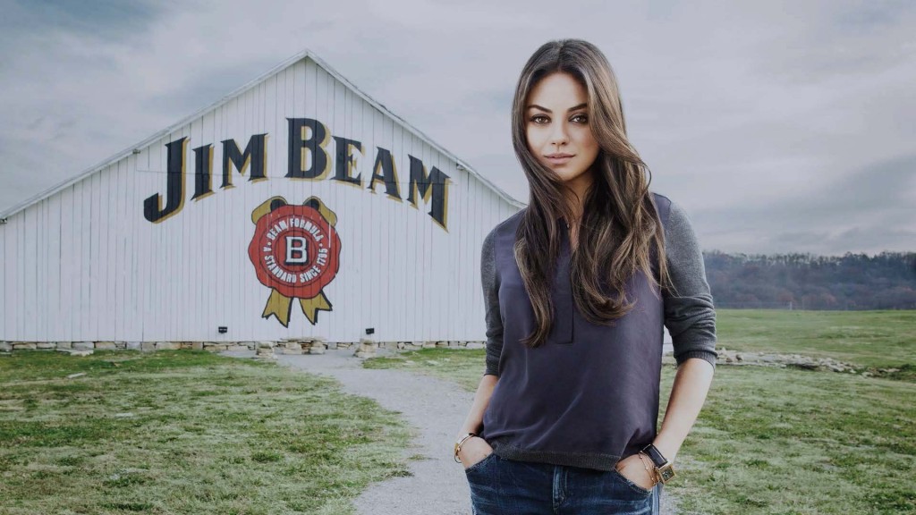 Jim BEam Mila Kunis