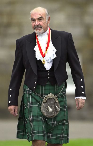 Sean Connery met Kilt